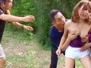 Japanese duo engaging in X-rated outdoor fun results in public shaming and violent attack.